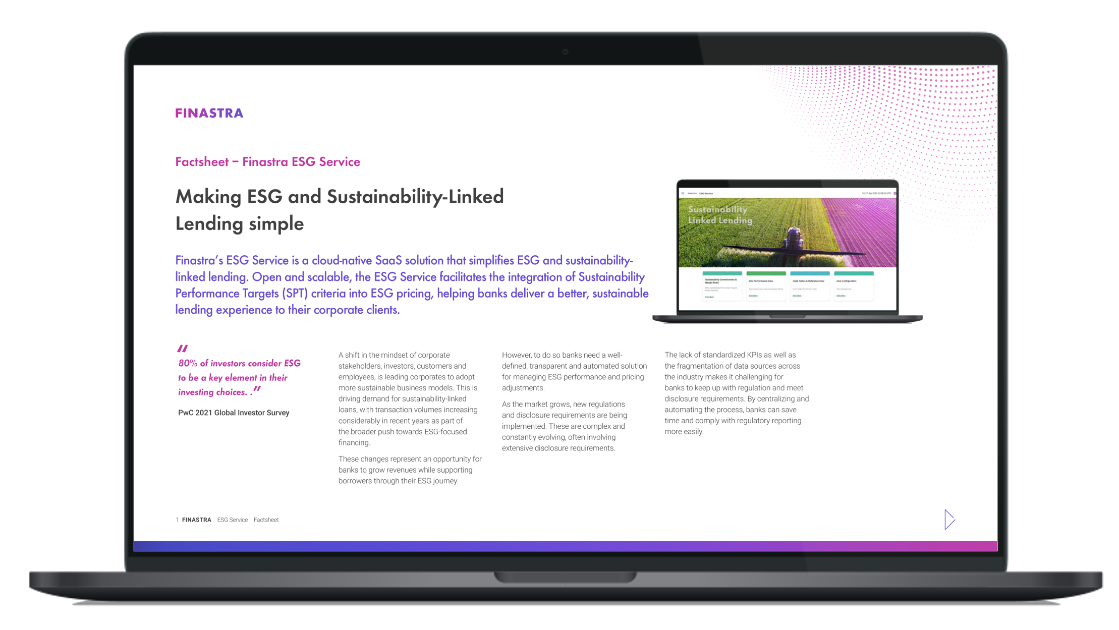 Finastra ESG service